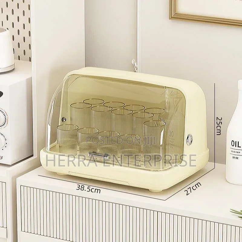 Dust Proof Cup Organizer and Drying Rack