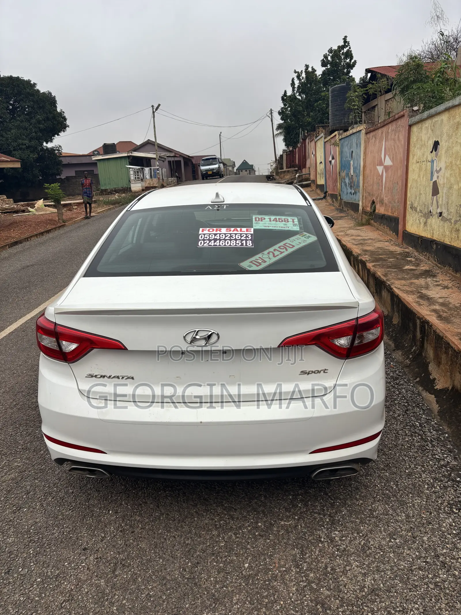 Hyundai Sonata Sport PZEV 4dr Sedan (2.4L 4cyl 6A) 2015 White