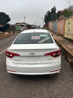 Hyundai Sonata Sport PZEV 4dr Sedan (2.4L 4cyl 6A) 2015 White