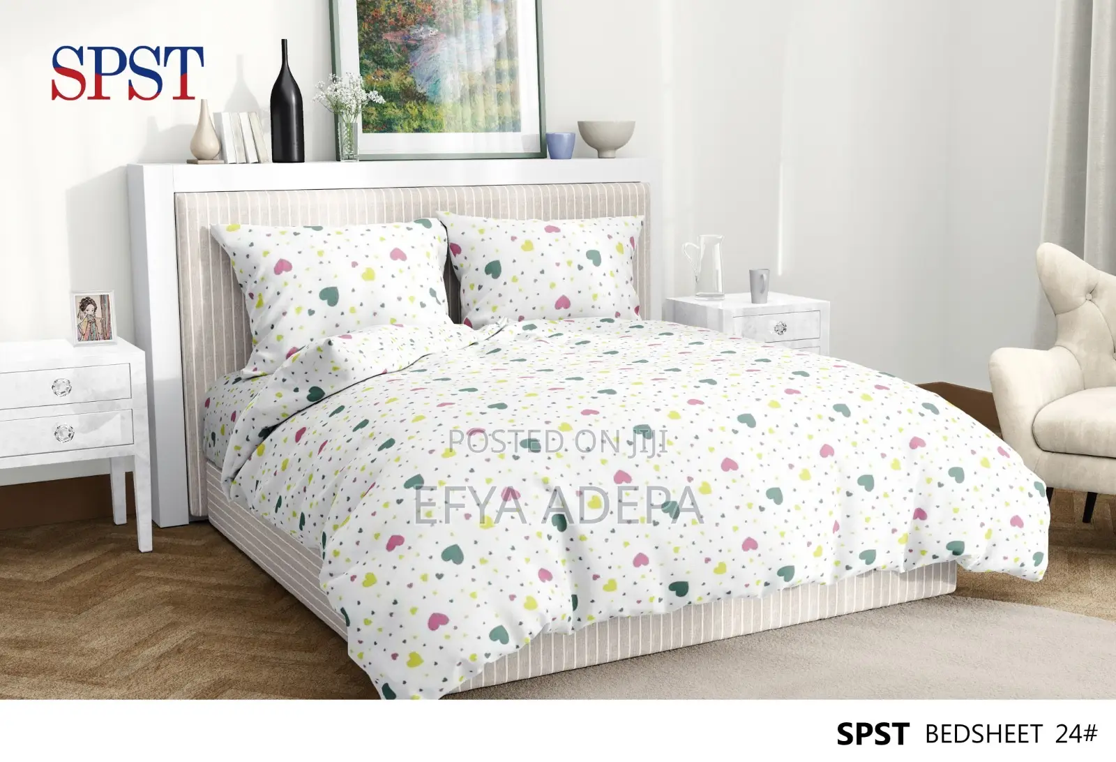 Luxurious Bedsheets 100% Cotton King Size