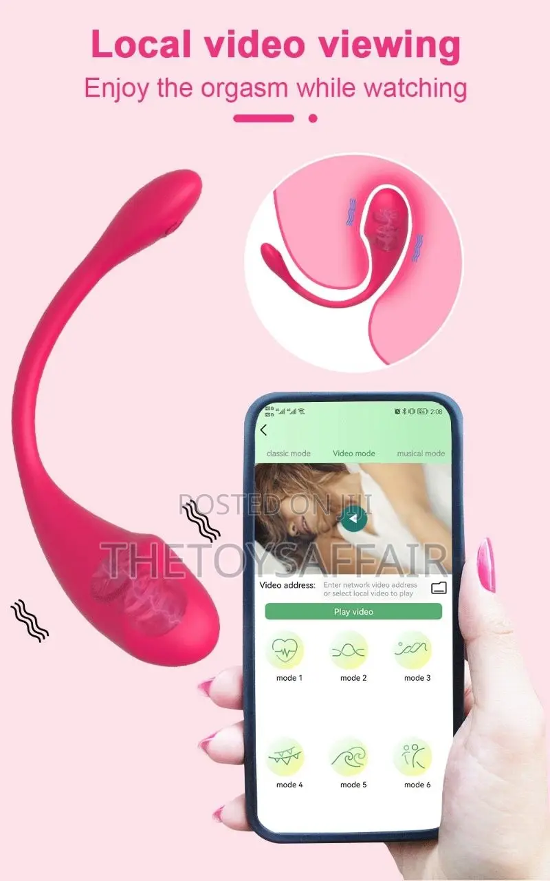 Tadpole Egg Vibrator App Wireless Remote Control