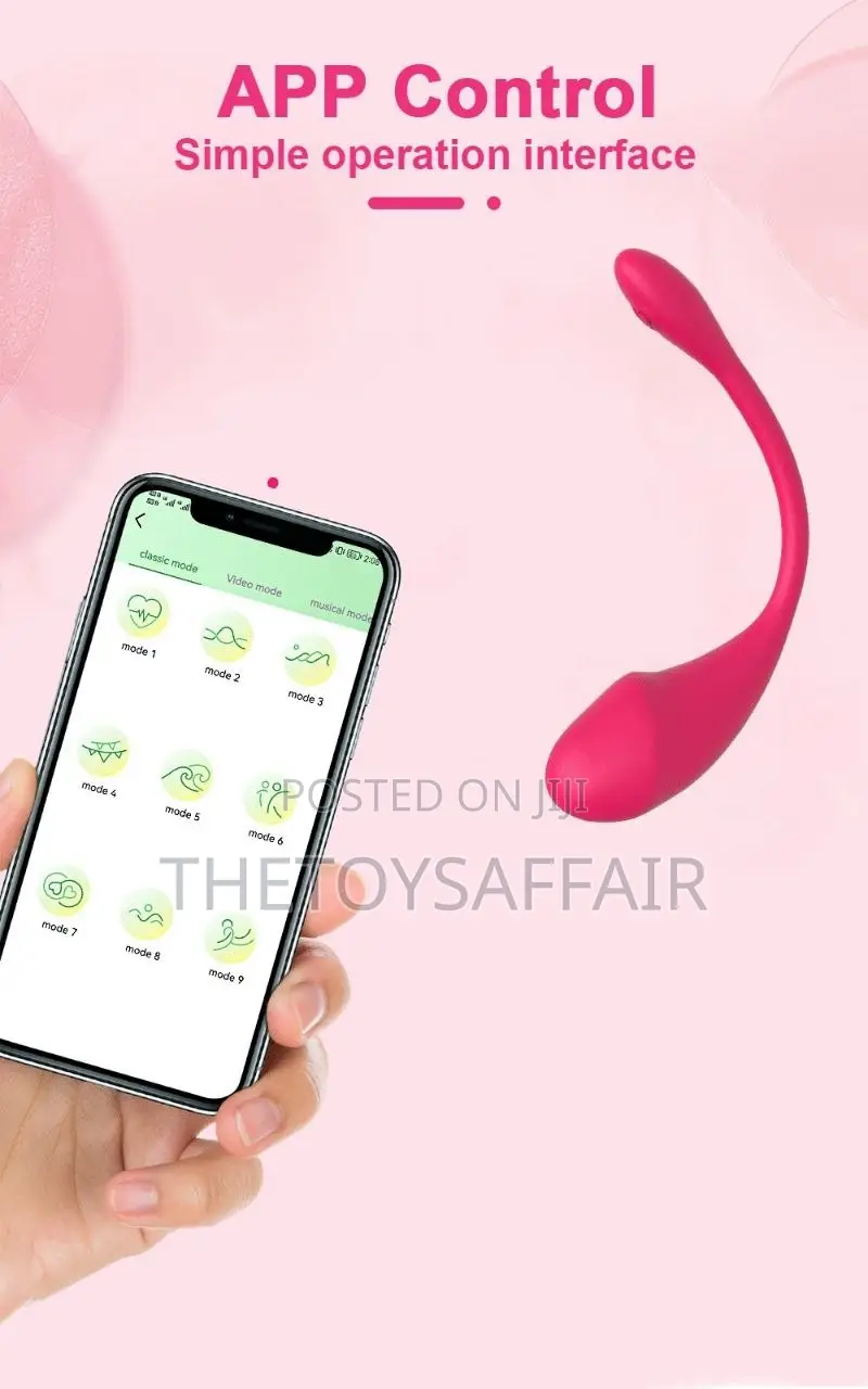 Tadpole Egg Vibrator App Wireless Remote Control