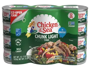 Chicken of the Sea Chunk Light Tuna in Water – 7 Oz Tin