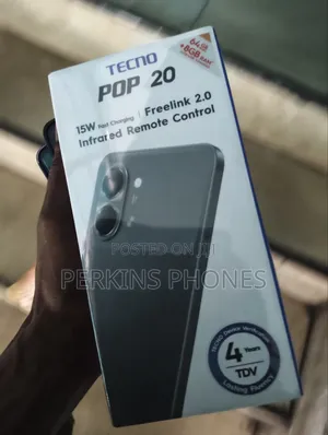 New Tecno Pop 20 64 GB Black