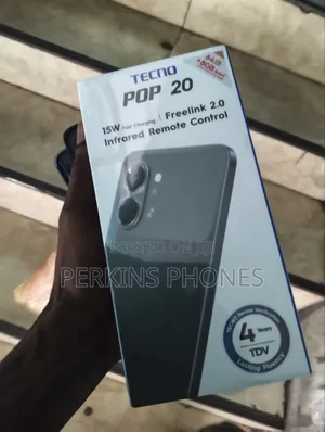 New Tecno Pop 20 64 GB Black