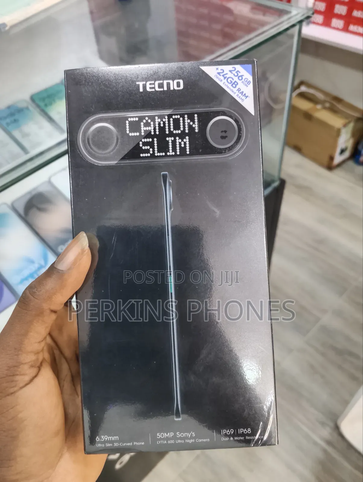 New Tecno Camon Slim 256 GB Black