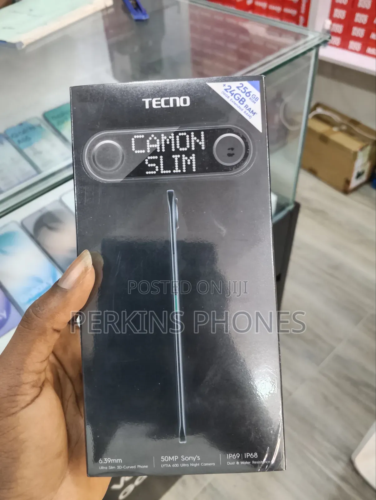 New Tecno Camon Slim 256 GB Black