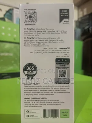 Oraimo TempCare LCD Screen Baby Digital Thermometer