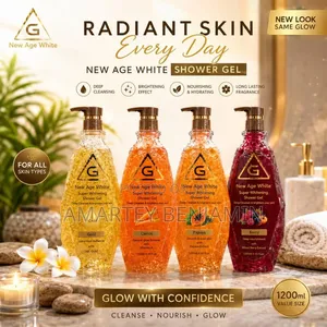 New Age White Shower Gel