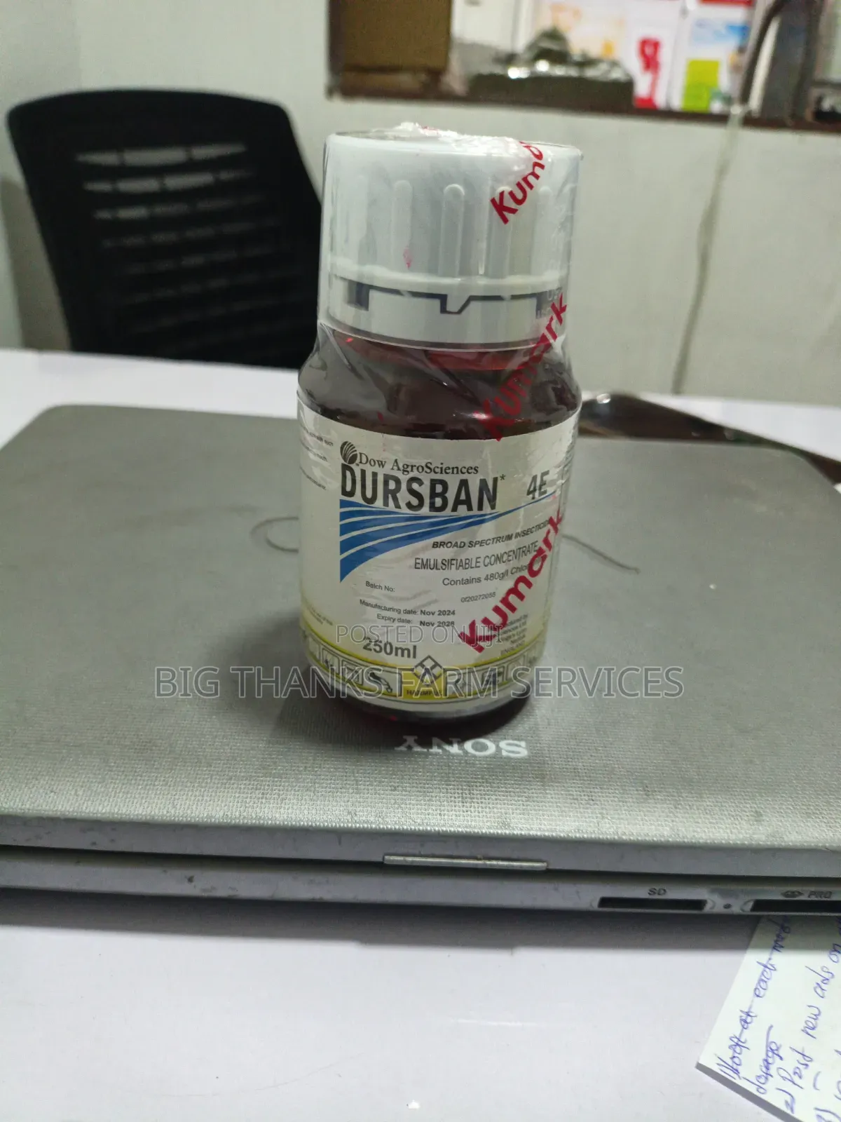 Dursban 250ml,4E