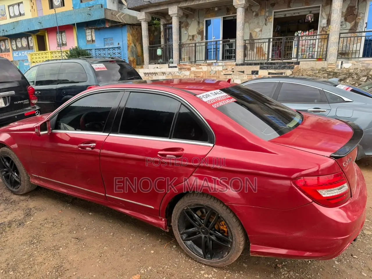 Mercedes-Benz C250 2013 Red