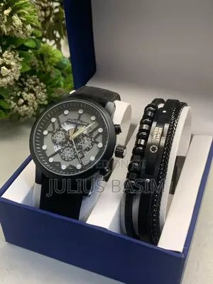 Montblanc Watch With Bracelet and Bag in Box