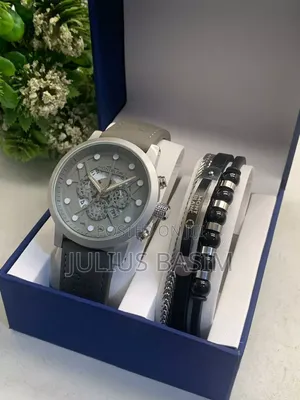 Montblanc Watch With Bracelet and Bag in Box