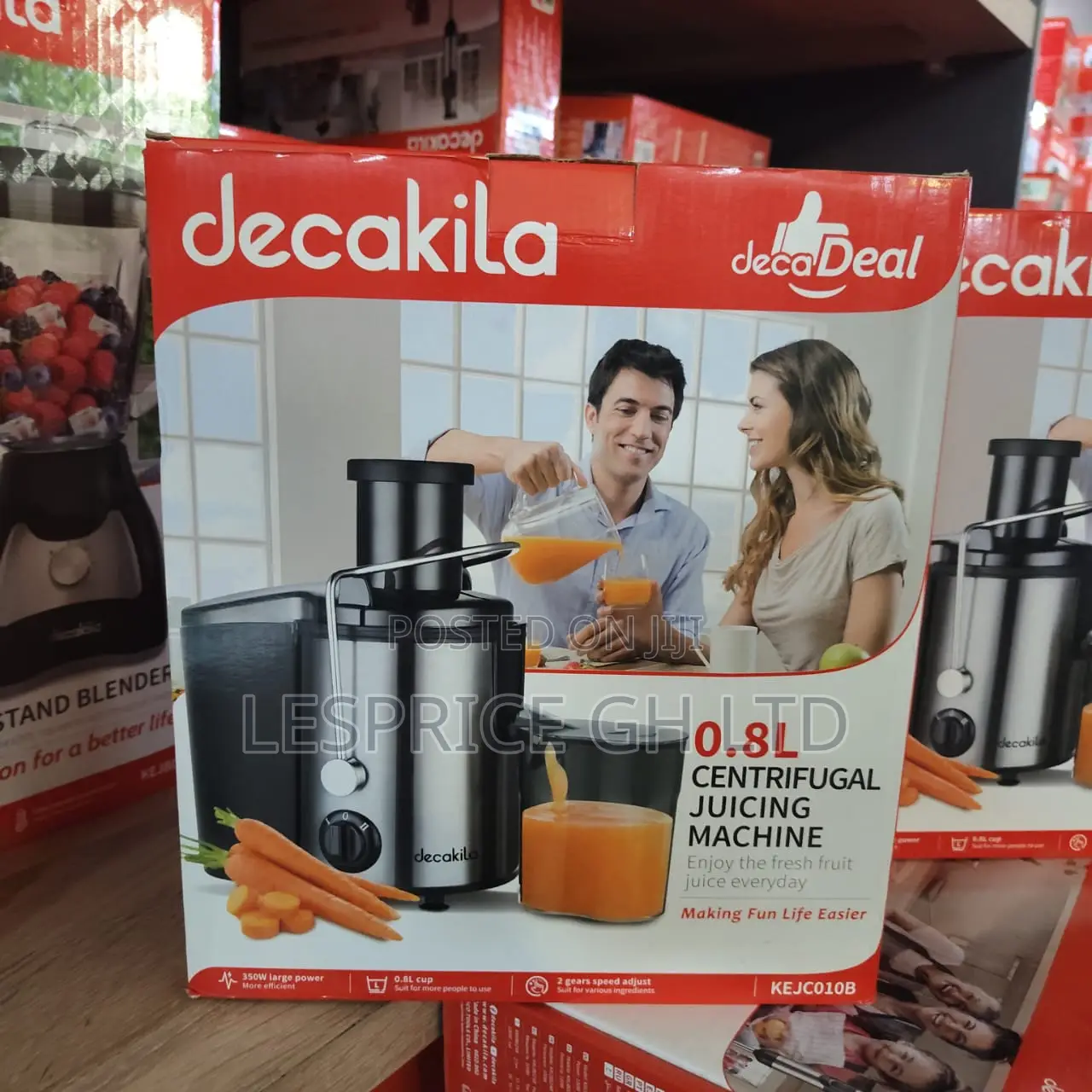 Mega Price Drop on Our Solid 0.8L Centrifugal 350W Decakila Juicer