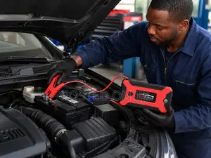 Cae Jump Starter and Tire Pump Kit Complete Set