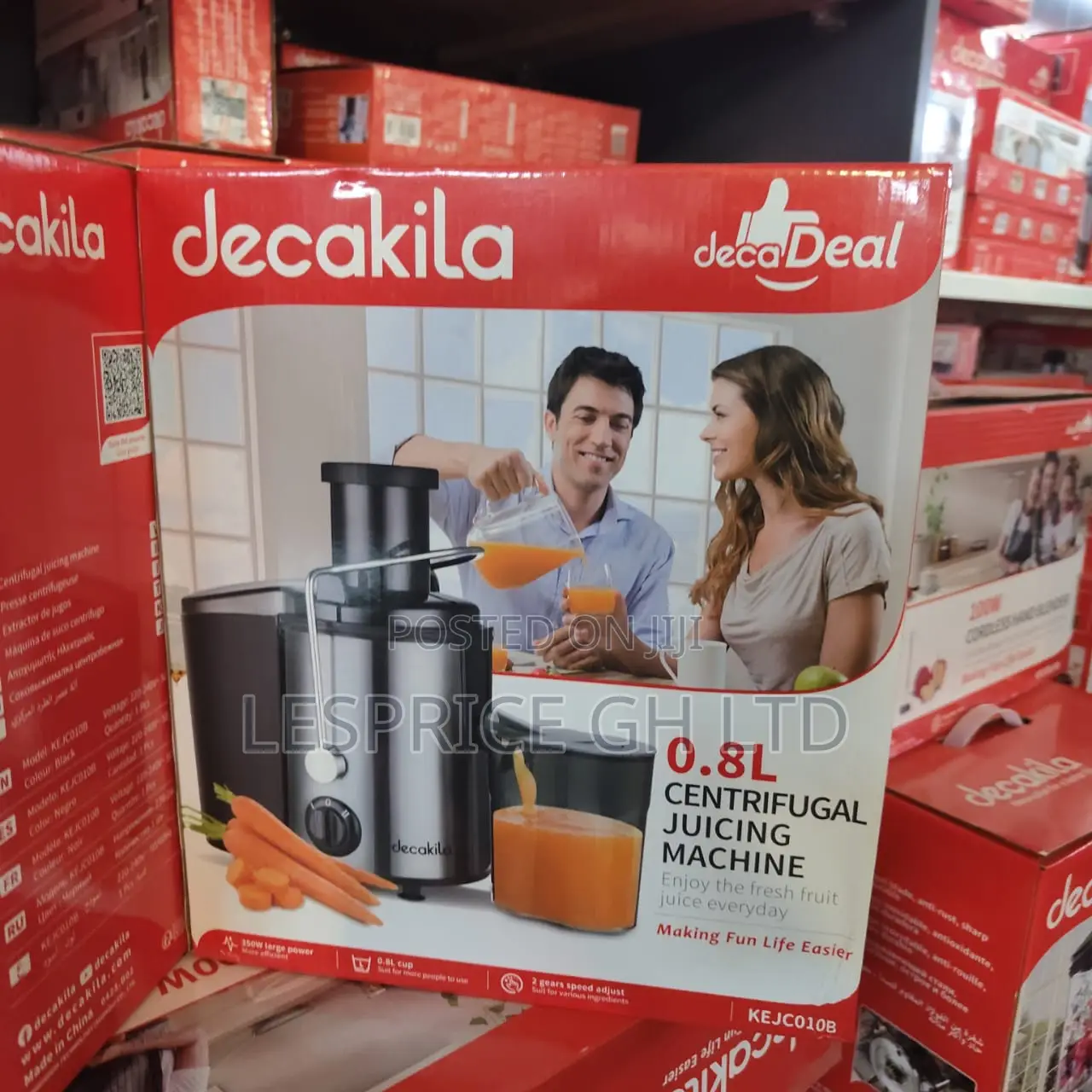 Hugely Discounted 0.8L Centrifugal 350W Juicer From Decakila
