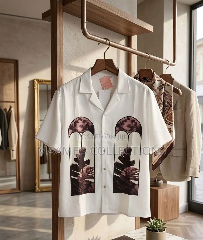 Men’s Premium Printed Short Sleeve Shirts -Different Designs Colours