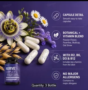Complex With Befotiamin, R-Alpha Lipoic Acid,Riboflavin + B12, B6,d3