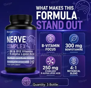 Complex With Befotiamin, R-Alpha Lipoic Acid,Riboflavin + B12, B6,d3