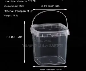 New Tamper Proof Storage Bucket 2000ml-10pcs