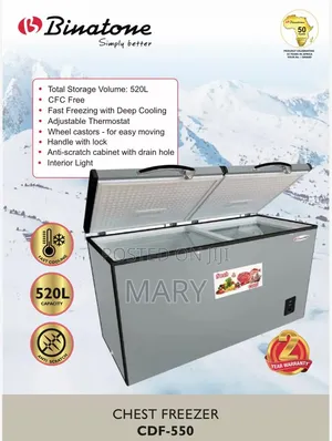 Binatone 520liters Freezer