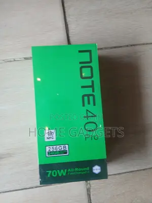 New Infinix Note 40 Pro 256 GB Black