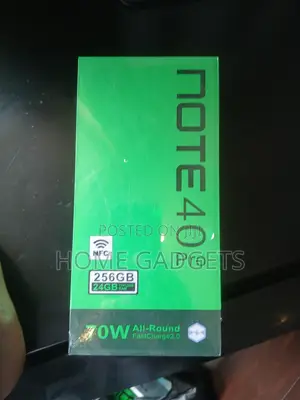 New Infinix Note 40 Pro 256 GB Black
