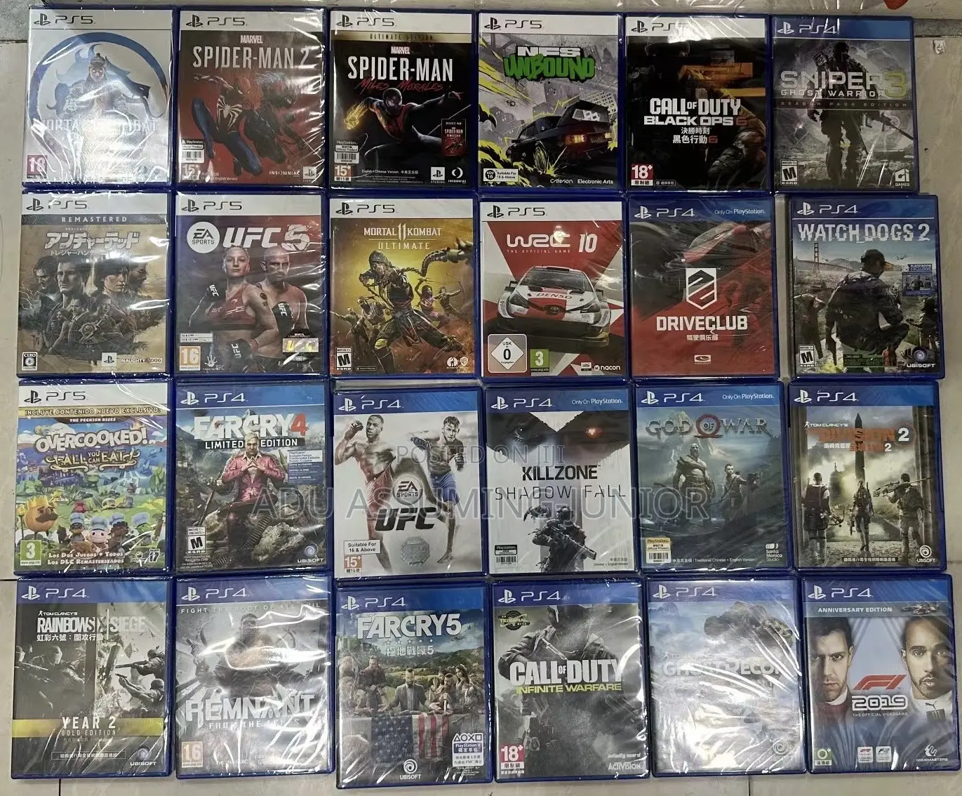 PS5 PS4 Original Games Collection