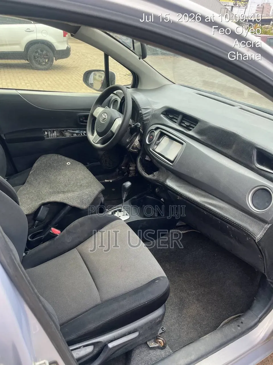 Toyota Vitz 2012 Gray