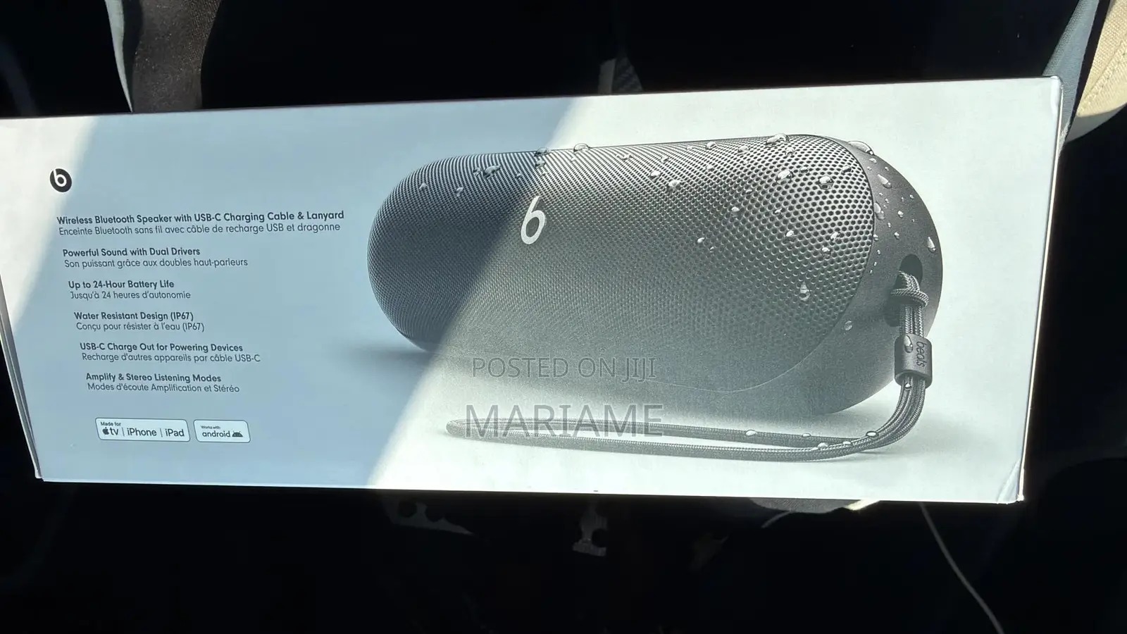 Beats Pill 12 -Watt Smart Bluetooth Indoor/Outdoor Portable Speaker