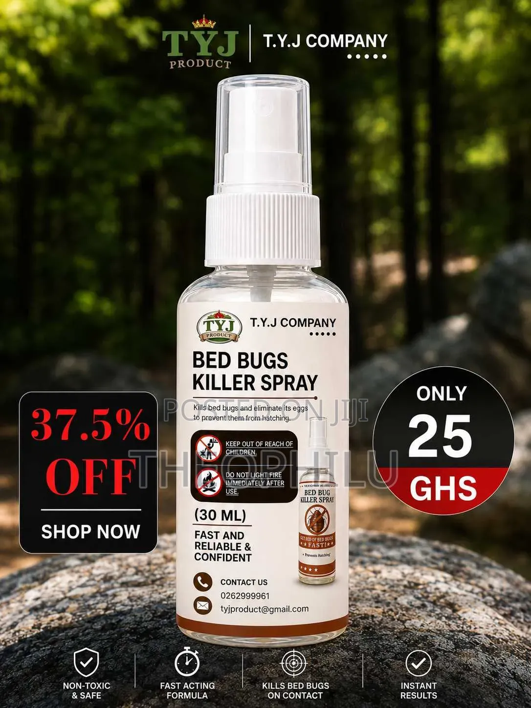 Tyj Bed Bugs Killer Spray