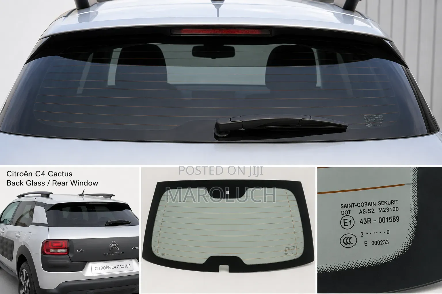 Citroën C4 Cactus Back Glass / Rear Window