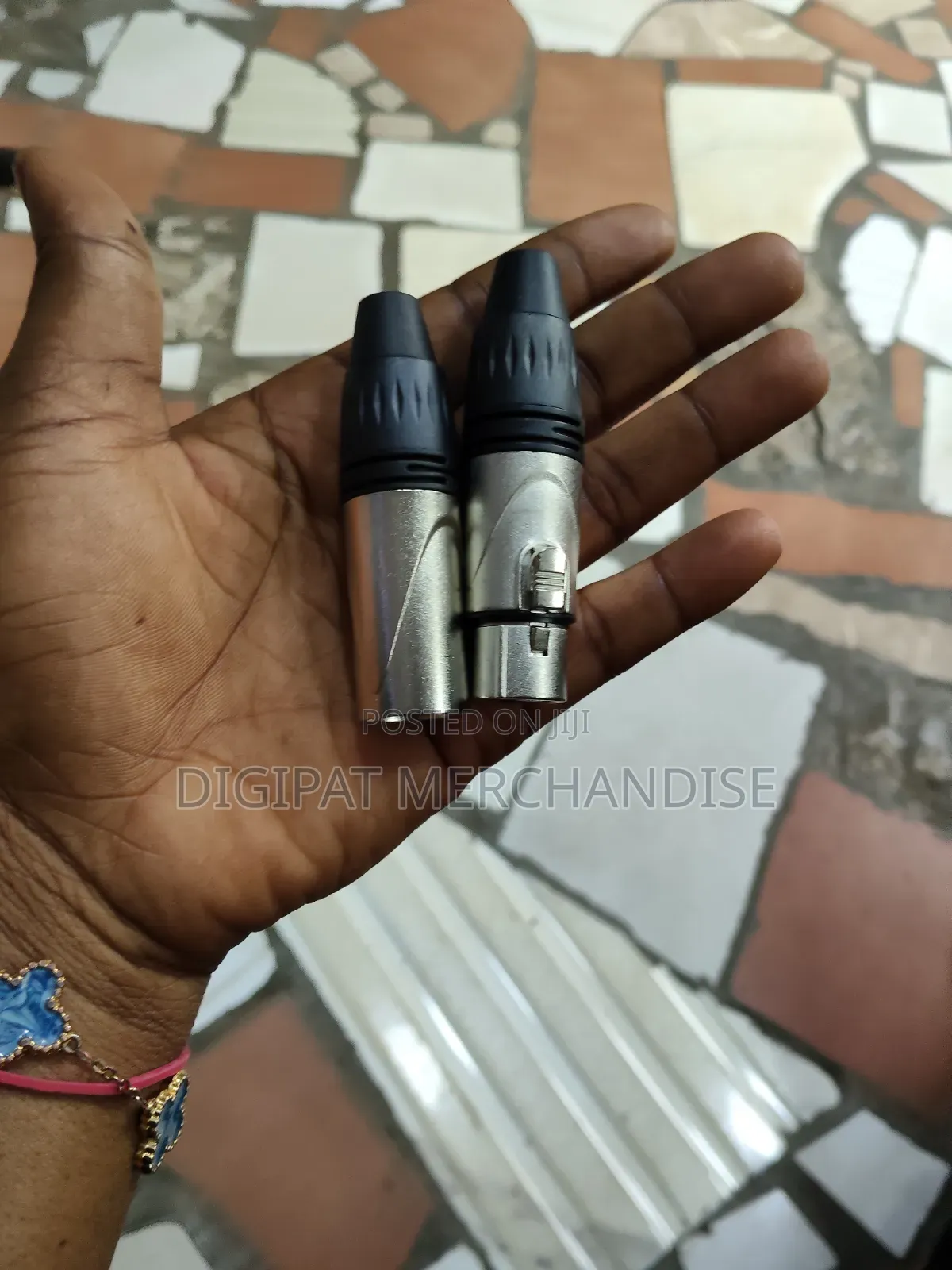 Sliver Canon Plugs With Black Head