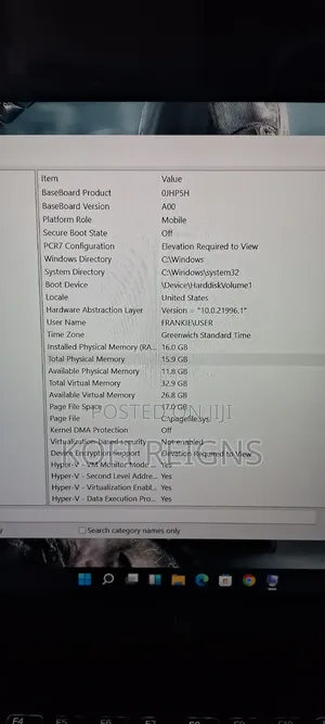 Laptop Dell XPS 15 (9560) 16GB Intel Core i5 SSD 512GB