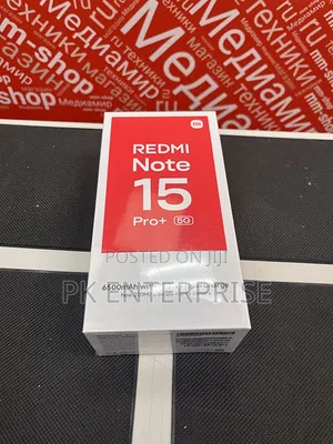 New Xiaomi Redmi Note 15 Pro+ 512 GB Black