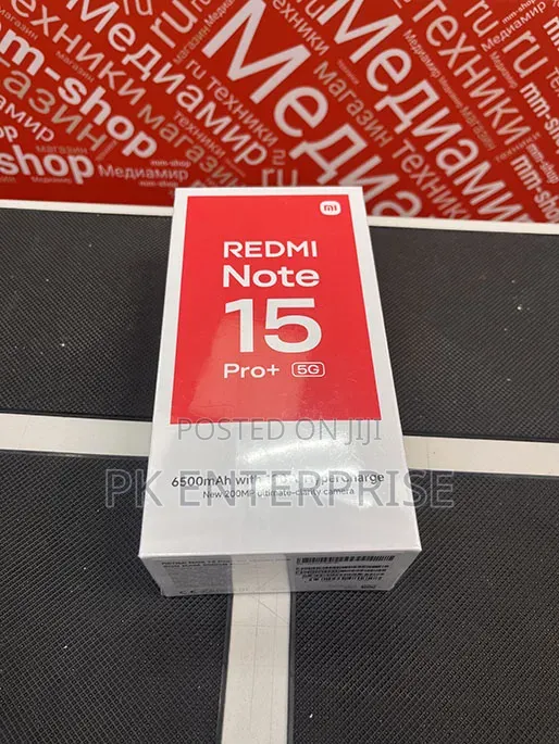 New Xiaomi Redmi Note 15 Pro+ 512 GB Black