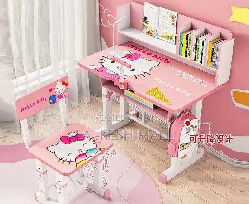Kids Adjustable Study Desk and Chair