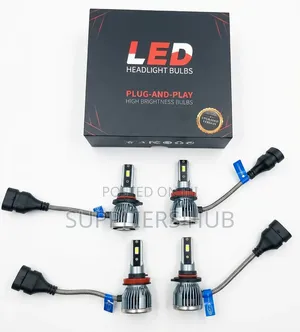 4piece High-Brightness Universal Plug Play LED Car Headlight Bulb Kit