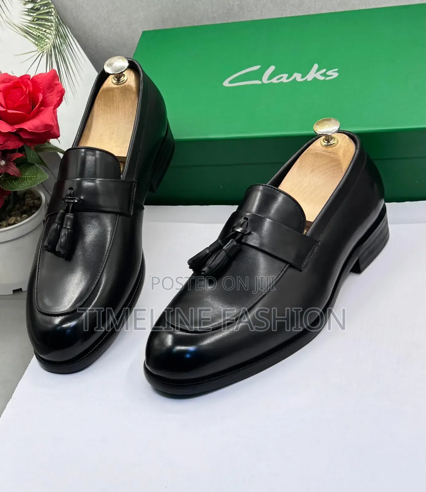 Brand New Clark's Ring My Bell Black Leather Shoes