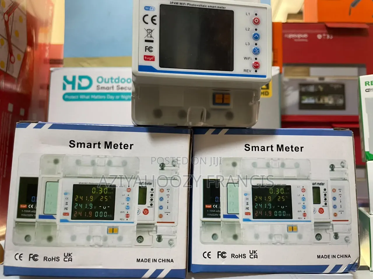 Three 3 Phase Smart Meter Circuit Breaker