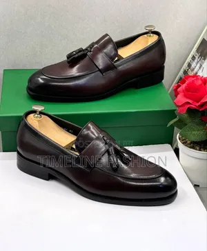 Coffee Brown Men's Leather Clark's Ring My Bell Shoes