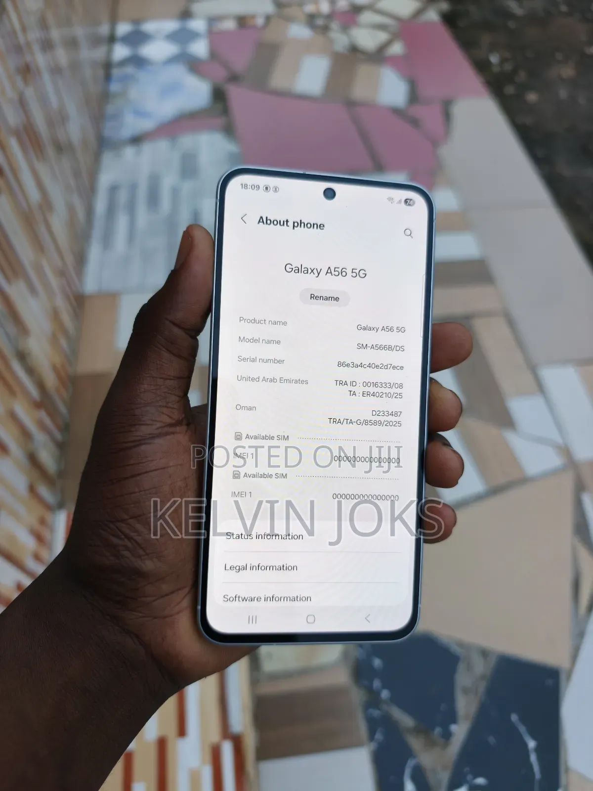 Samsung Galaxy A56 128 GB Black