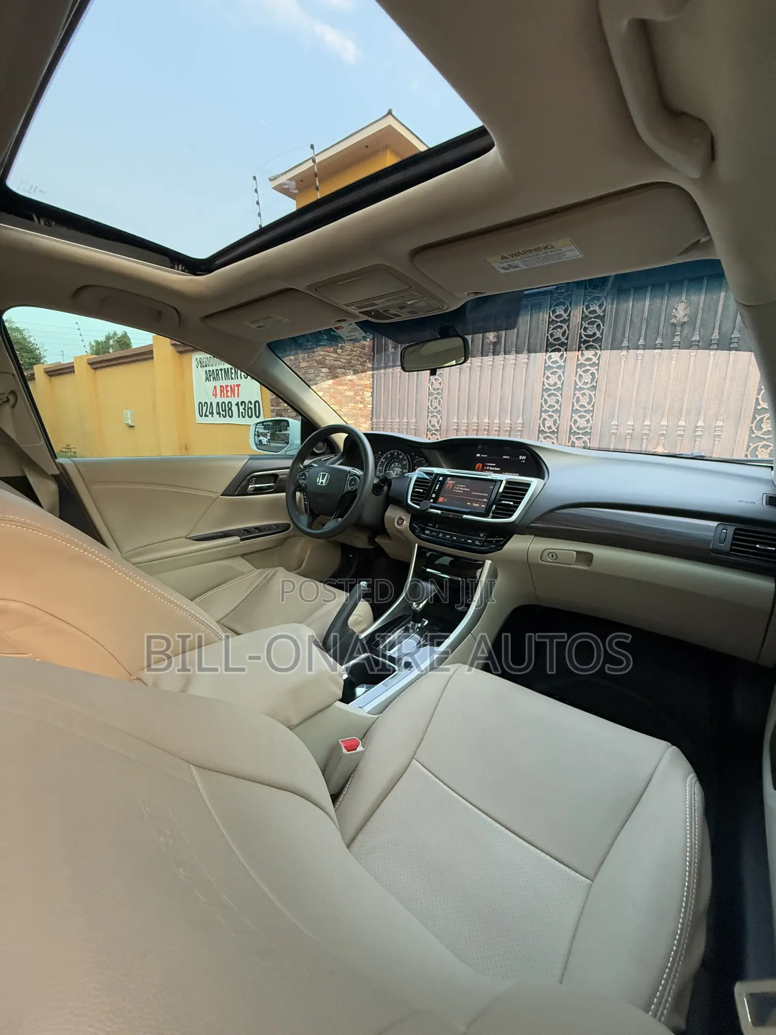 Honda Accord EX 4dr Sedan FWD (2.4L 4cyl 2A) 2017 White