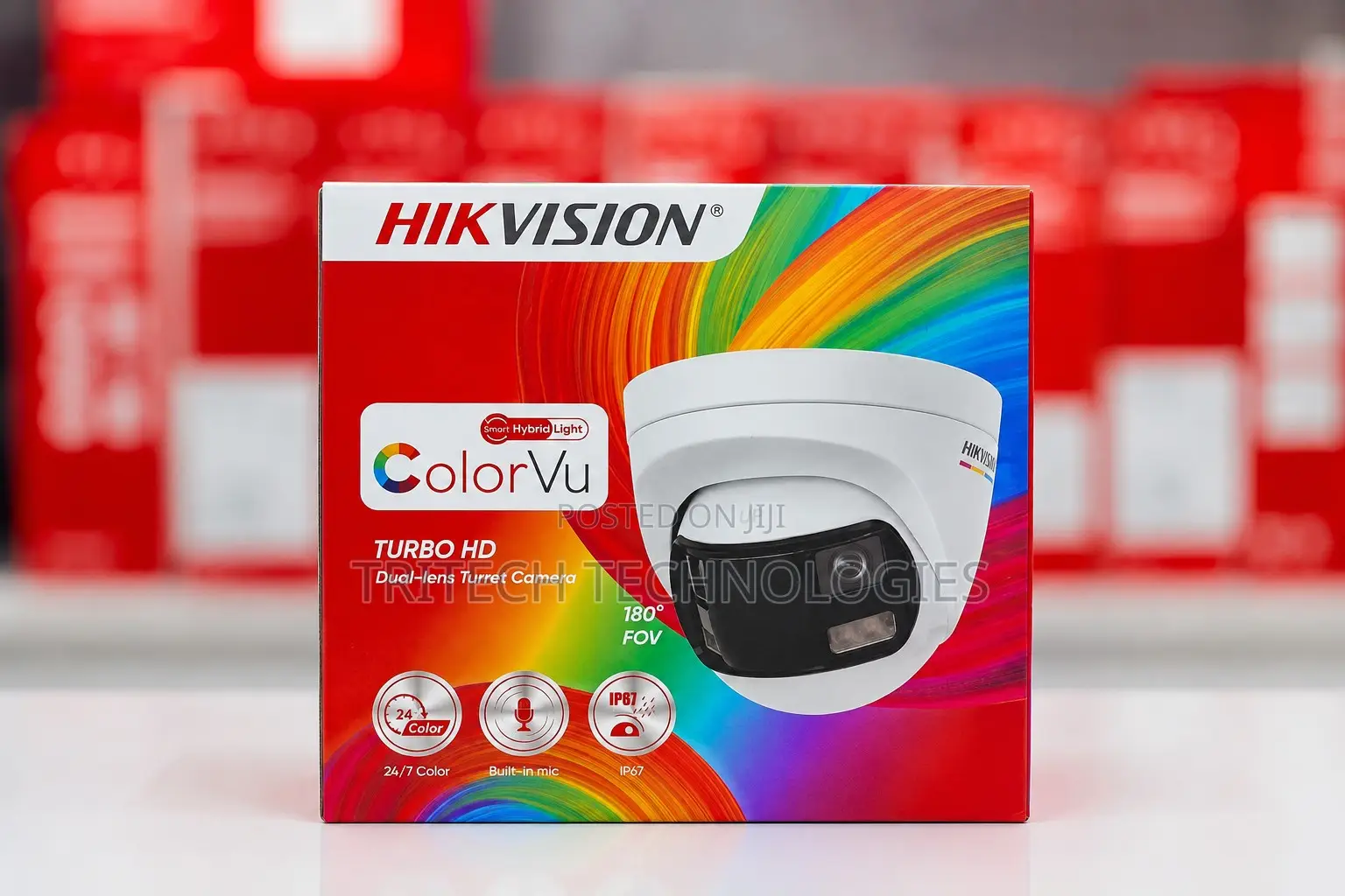 Hikvision Ds-2ce72kf3tp-DLS ColorVu Dual-Lens Fixed Turret Camera