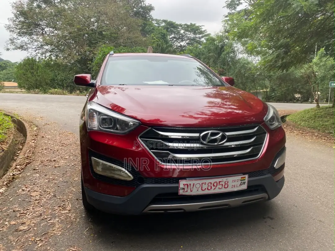 Hyundai Santa Fe SE AWD 2017 Red