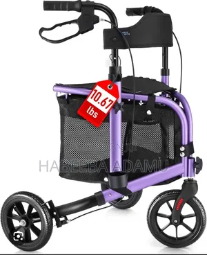 Walk Mate 3- Wheel Walker With Seat.