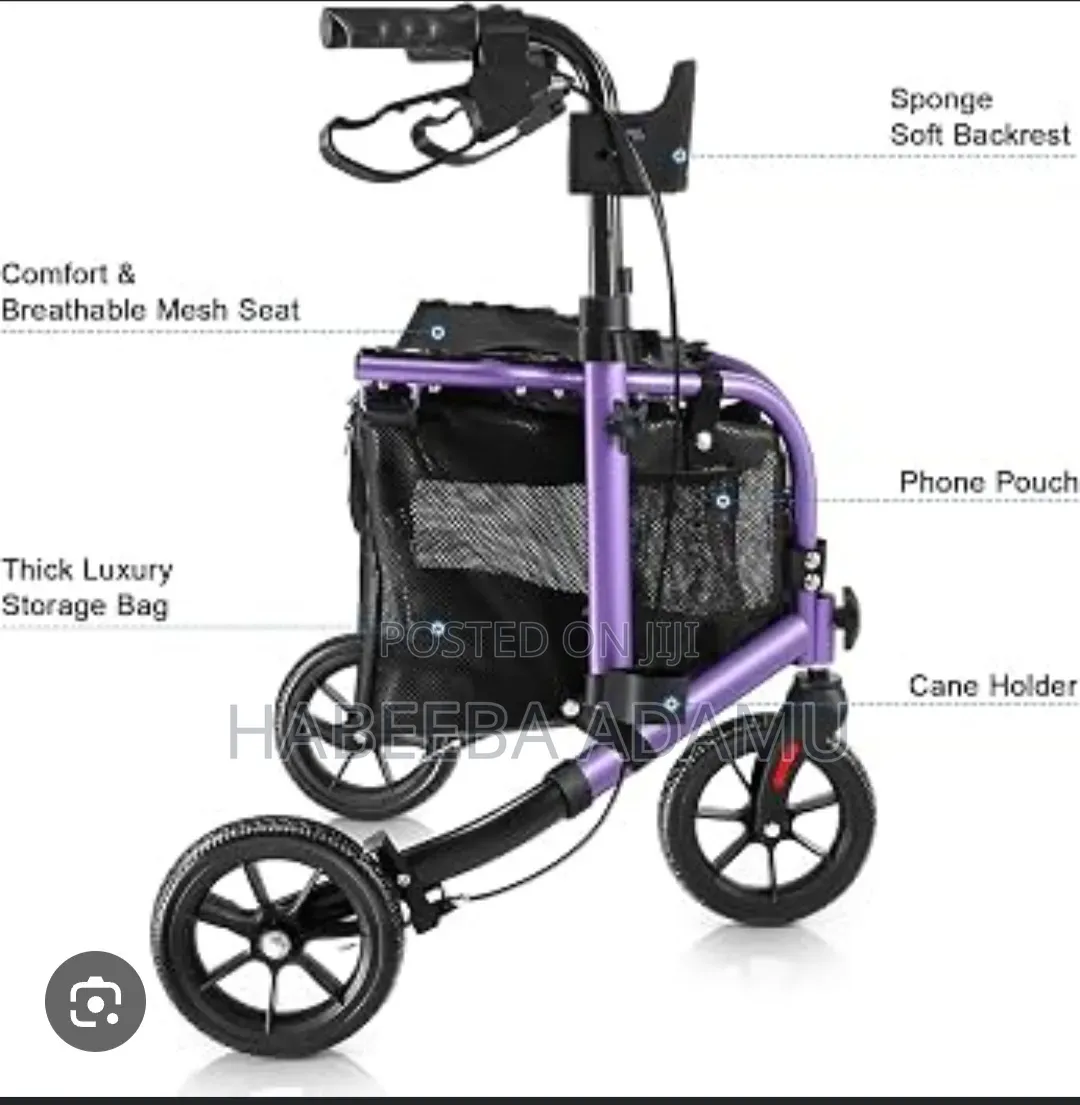 Walk Mate 3- Wheel Walker With Seat.