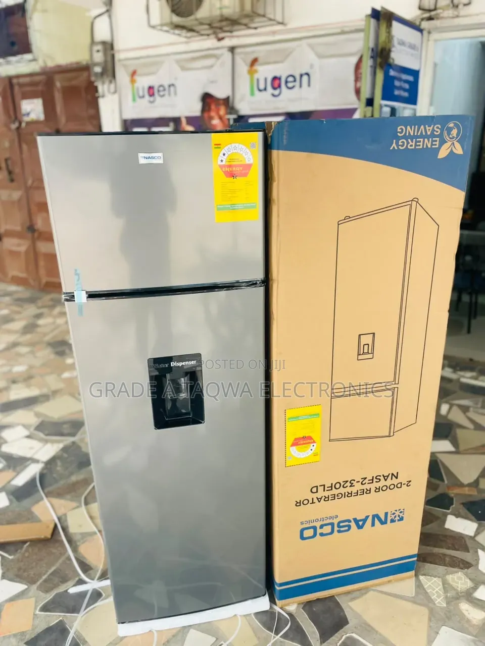 Nasco 2-Door Top Mount 280-Litre Refrigerator