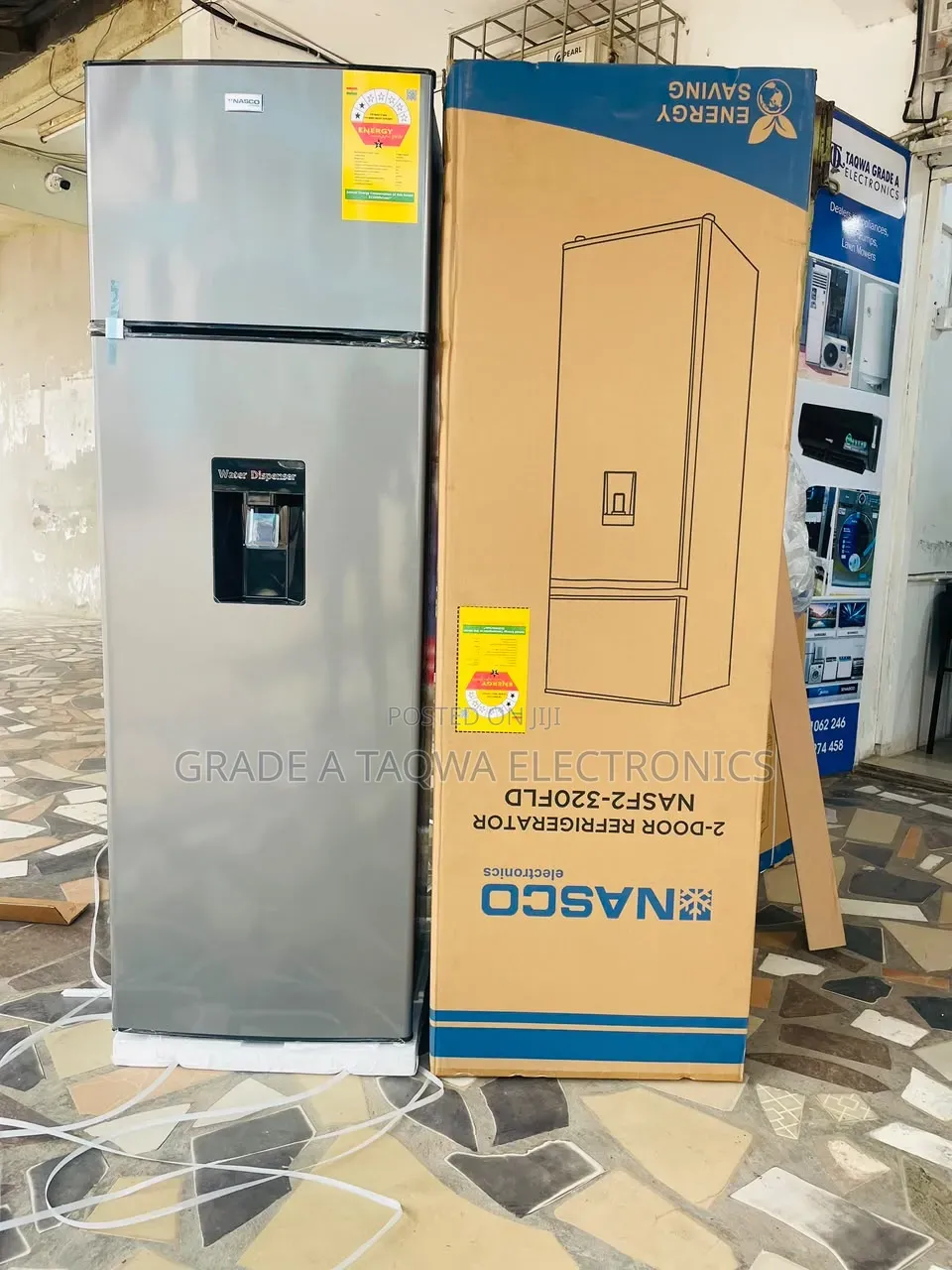 Top-Mount Nasco Refrigerator With 280-Litre Capacity