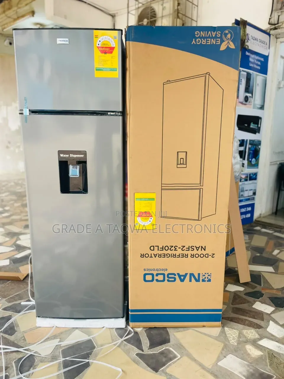 Manual Defrost System 280-Liter Nasco Top-Mount Refrigerator